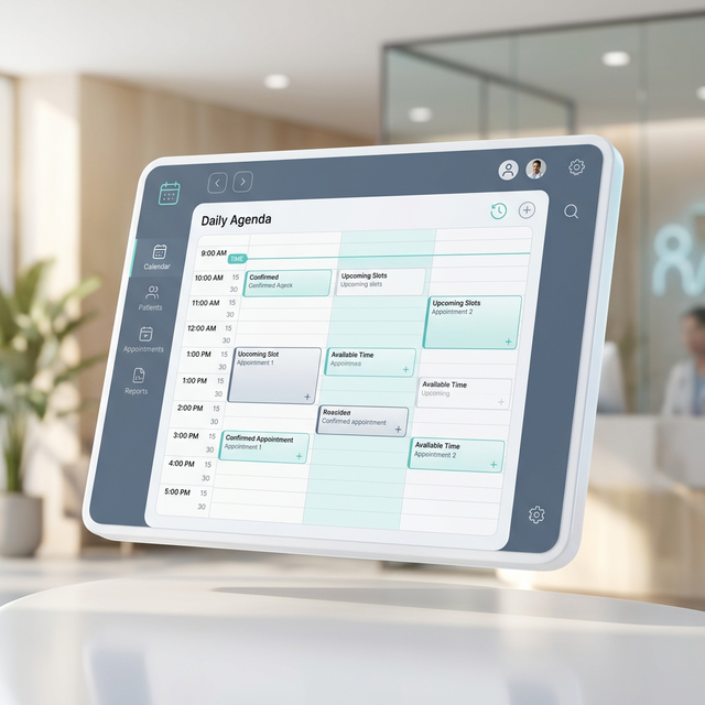Appointments dashboard interface